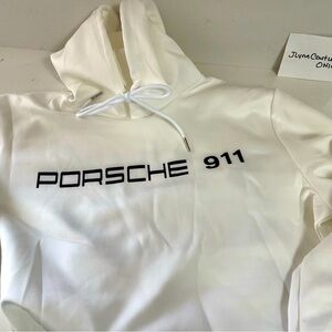 New Porshe hoodie,Porsche ft & back logo white & pocket in front. New no tags